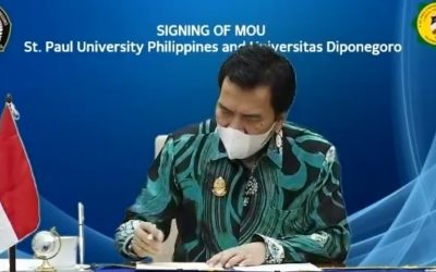 Penandatanganan MoU Universitas Diponegoro dengan St. Paul University Philippine
