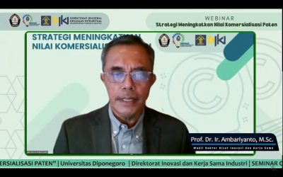 STRATEGI MENINGKATKAN NILAI KOMERSIAL PATEN UNIVERSITAS DIPONEGORO