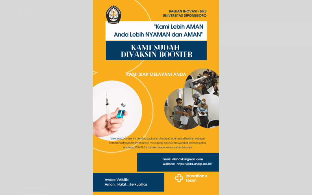 Tim Inovasi – BIKS Sudah Melakukan Vaksin Booster
