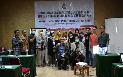 PRESS RELEASE CAPACITY BUILDING TAHUN 2022 BIRO INOVASI DAN KERJA SAMA UNIVERSITAS DIPONEGORO
